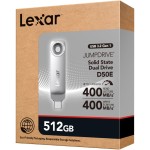 Lexar 512GB JumpDrive Solid State Dual Drive D50E USB 3.2