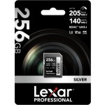 Lexar 256GB Professional Silver SDXC UHS-I 205MB/s Memory Card-V30