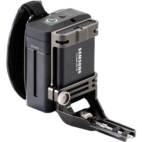Tilta Side Focus Handle Type I with T5 Holder (F970, Tilta Grey)