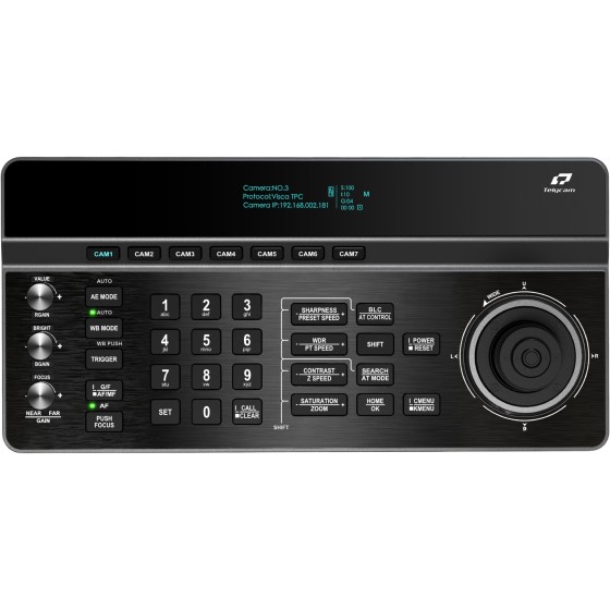Telycam V-Joy+ AT Remote Control Keyboard With NDI (Black)