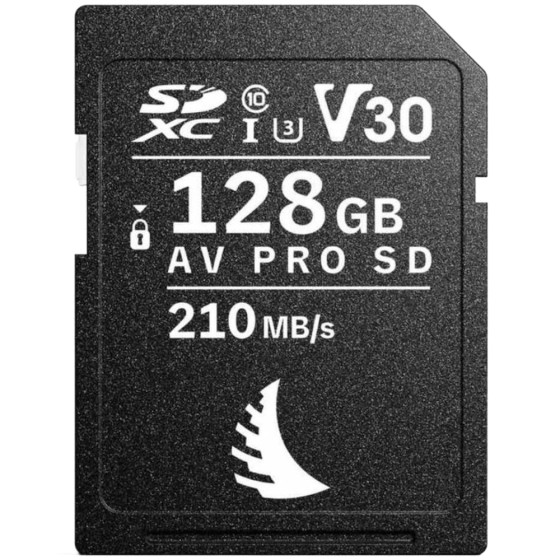 Angelbird 128GB AV PRO SDXC 210MB/s Memory Card - V30