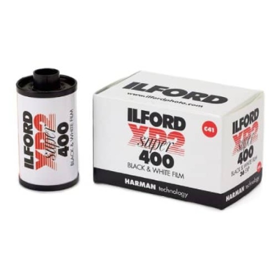 Ilford XP2 Super ISO 400 35MM 36 Exposure Black & White Film