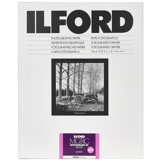 Ilford Multigrade Deluxe Gloss Paper 8x10" 25+5 Sheets Darkroom Paper