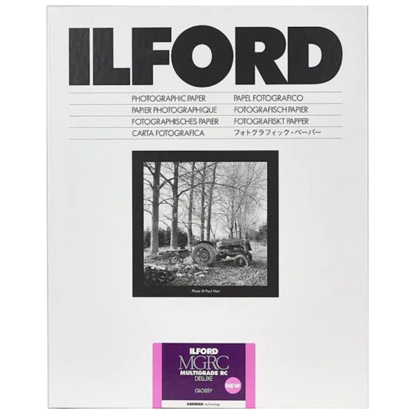 Ilford Multigrade Deluxe Gloss Paper 8x10" 25+5 Sheets Darkroom Paper