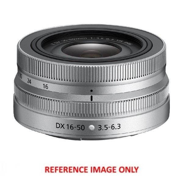 Nikon NIKKOR Z DX 16-50mm f/3.5-6.3 VR Silver Lens - Second Hand