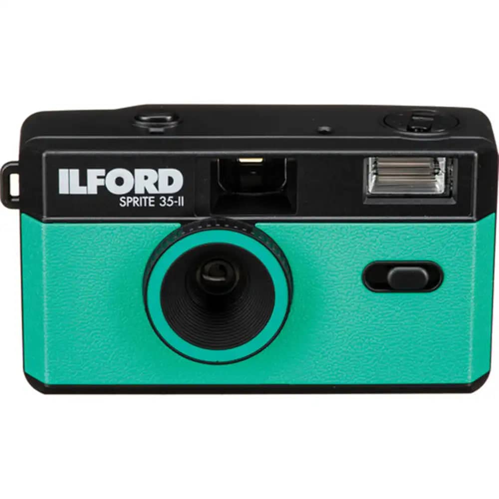 Ilford Sprite 35-II Reusable Camera - Black & Teal