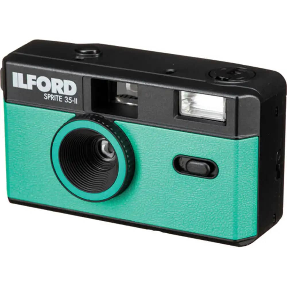 Ilford Sprite 35-II Reusable Camera - Black & Teal